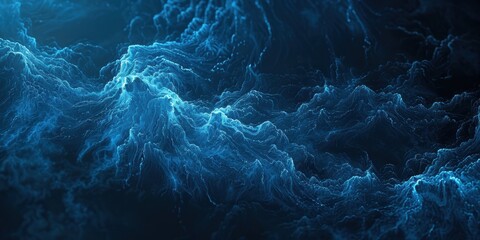 Tranquil Night. Peaceful and serene night sky with a beautiful gradient of blue and black...