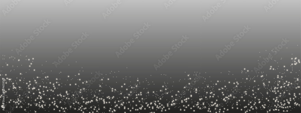 Poster glittering vector dust on a transparent background. white sparkling lights. christmas holiday glow p