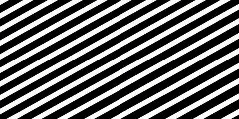 Abstract Black and White Diagonal Stripe Pattern Background