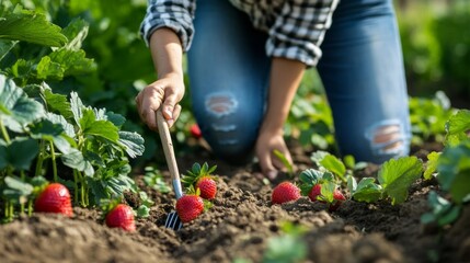 Fototapeta premium Harvest awaits in the garden.