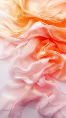 Fototapeta premium A zoom-in of multicolored fabric on a white background