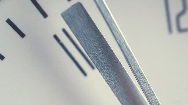close up of silver metal clock