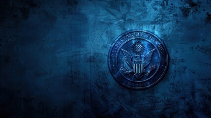 Modern Department of Transportation Logo Design. High Detail Illustration