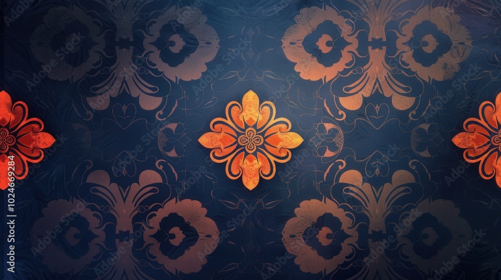 Poster abstract geometric shapes. simple background with detailed design elements
