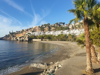 Beach Marina del Este at La Herradura in Spain