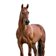 Naklejka premium Horse isolated on transparent background.