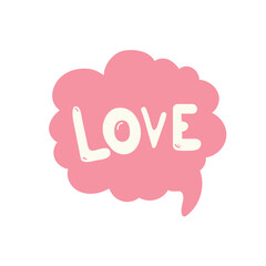 Adoblove in heart icon, Hand-drawn love lettering. Vector design for website, bending, posters, stickers, embroidery, badges, pins and clothing.e Illustrator Artwork