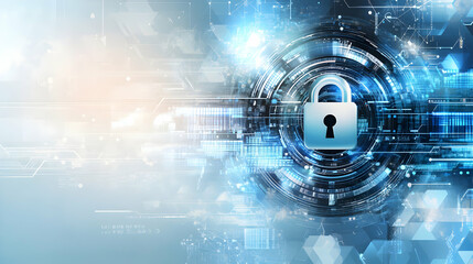 Obraz premium technology background with numbers