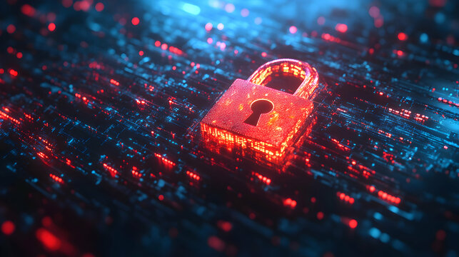 blue binary code background