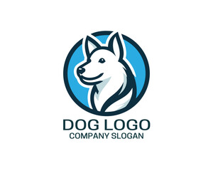 Dog logo design icon vector illustration