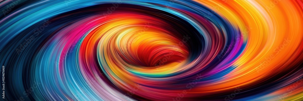 Aufkleber vibrant neon vortex, a mesmerizing blend of dynamic patterns and swirling colors, creating an energe