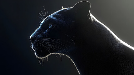 Majestic Black Panther Profile
