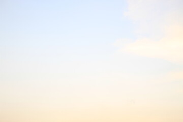 beautiful orange cloudy afternoon bright blue clouds, warm, sunset