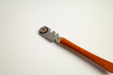 Glass Cutter Tool with Wooden Handle