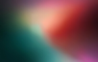 An abstract design with blurred lines and a gradient of blue, teal, and white.