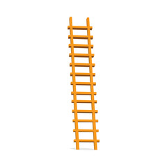 vector illustration of ladder on white background