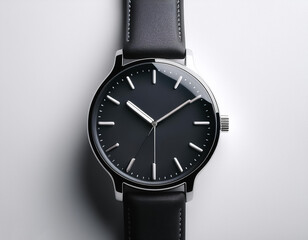 Smartwatch lying down on a white background