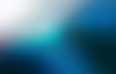 Obraz premium An abstract design with blurred lines and a gradient of blue, teal, and white.
