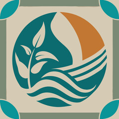 The waves of the ocean