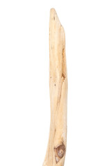 Part of driftwood isolated on white background.