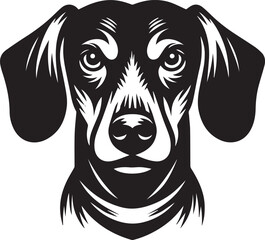 Dachshund dog cute vector