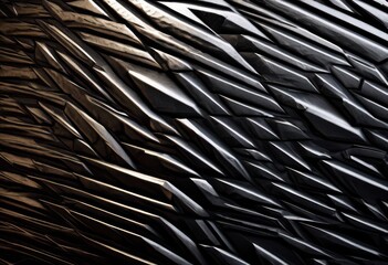 Obraz premium vivid exploration textured industrial steel surface patterns showcasing unique details dynamic close view, metal, gray, design, lines, sheen, smooth