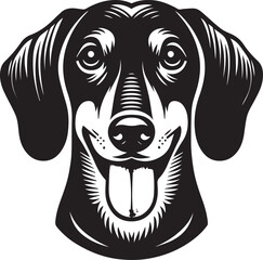 Dachshund dog cute vector