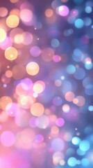 background with bokeh effect, soft lights in pastel colors, blurred and glowing, perfect for elegant design projects, abstract and atmospheric, subtle and dreamy