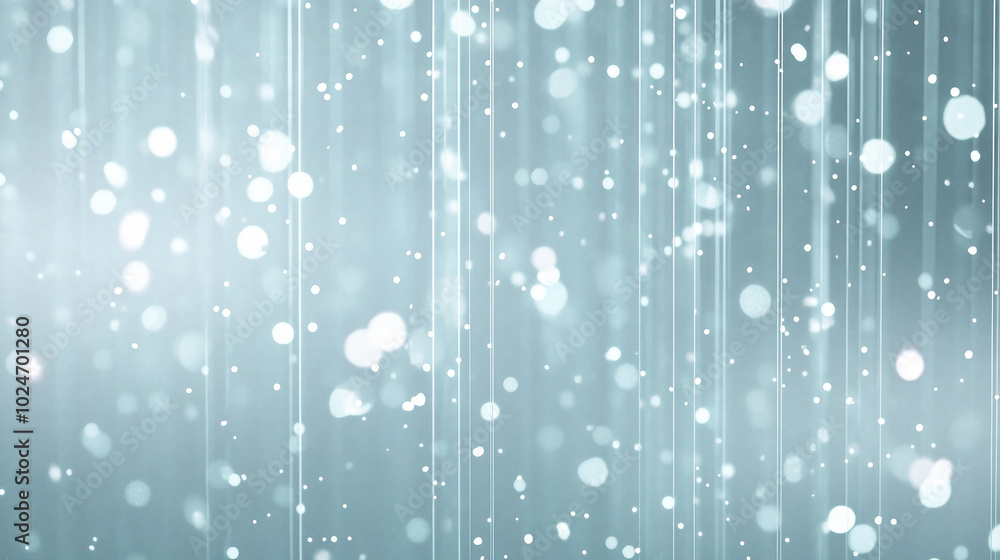 Aufkleber shimmering crystal drops and soft bokeh creating a dreamy atmosphere