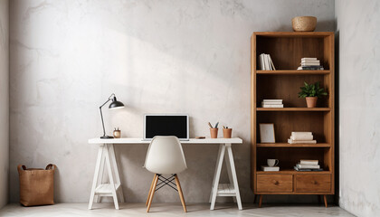 Fototapeta premium modern, minimal style workspace