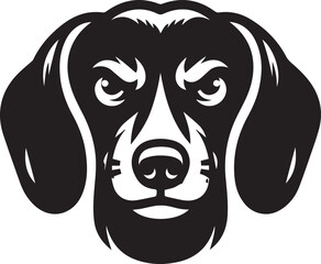 Dachshund dog cute vector