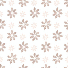 Miss Daisy Seamless Vector Pattern Design