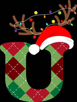 christmas font letter y