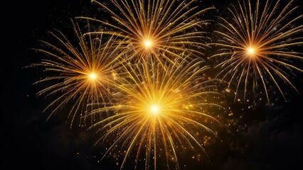 Naklejka premium fireworks in the night sky