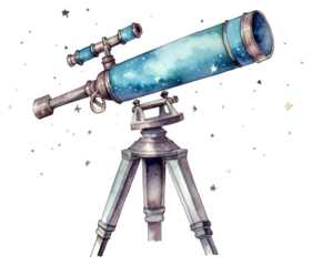 PNG Telescope astronomy white background technology.