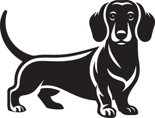 Dachshund dog cute vector