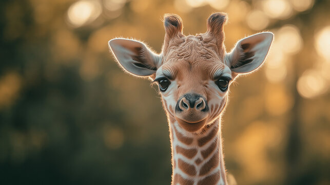 Fototapeta Mała żyrafa