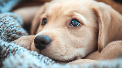 Mały, śliczny piesek - szczeniaczek