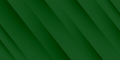 Obraz premium Geometric Green Background with Diagonal Stripes and Gradients.