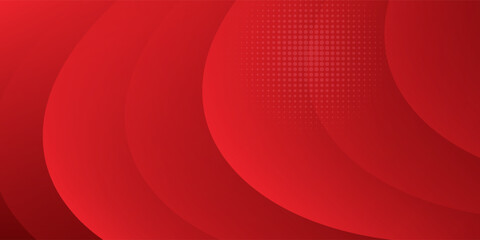 Red abstract background. Dynamic shapes composition.