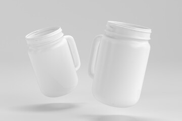 Mason Ceramic jar for Packaging Design Mockup Presentations