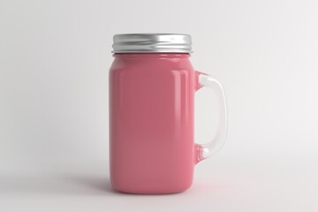 Realistic Mason Drinking Glass Jar Mockup for Customizable Branding Presentations