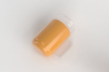 Realistic Mason Drinking Glass Jar Mockup for Customizable Branding Presentations