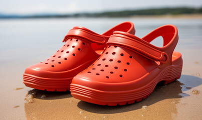 Red Chill shoe isolated on a white background