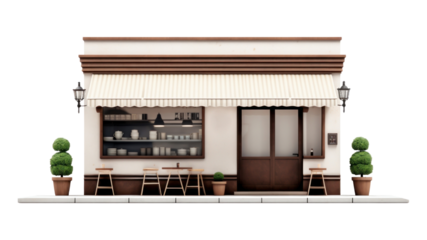 PNG White background architecture coffeehouse dollhouse.