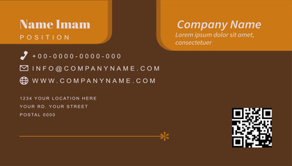 business card template, creative business card vector design template, Business card for business and personal use, Vector illustration design. Horizontal layout, Print, modern business card template
