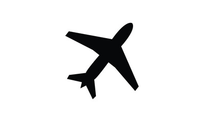 Airplane aviation flat icon. vector