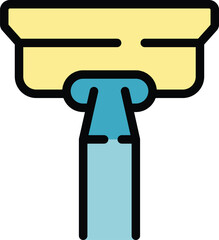 This icon represents a water dam, symbolizing sustainable power generation and the utilization of natural resources for clean energy