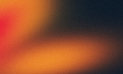 Orange pink dark abstract color gradient grainy backdrop design, vibrant colorful with smooth noise gradient, bright, shine, glowing, noise texture effect banner or poster