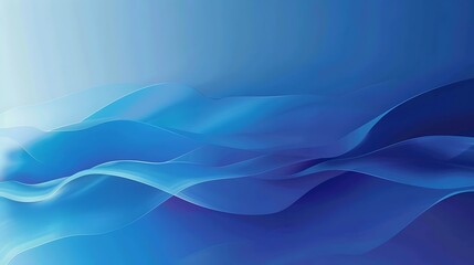 Fototapeta premium Design a modern and clean vector background using a gradient mesh technique blending light blue at the top left corner into dark blue at the bottom right corner for graphic resources